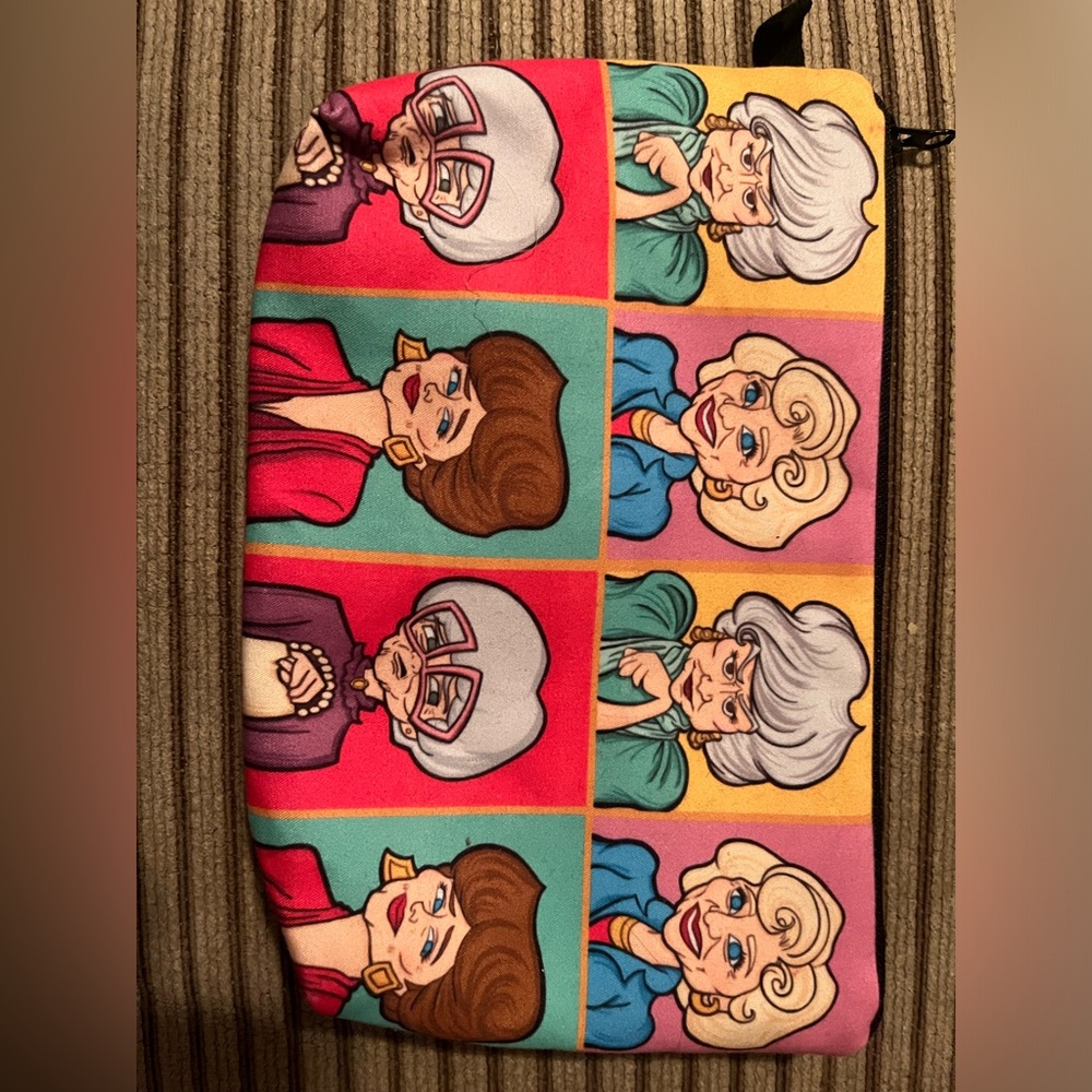 Cartoon Golden Girls makeup bag- or anything you want bag!